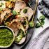 Grilled Pork Tenderloin with Charred Lemon CHimichurri