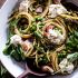 Simple Buttery Spring Pea and Burrata Pasta with Prosciutto