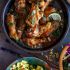 Thai Peanut Chicken Wings with Fiery Pineapple-Jalapeno Salsa