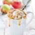 Apple mug cake