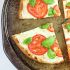 Caprese tortilla pizza