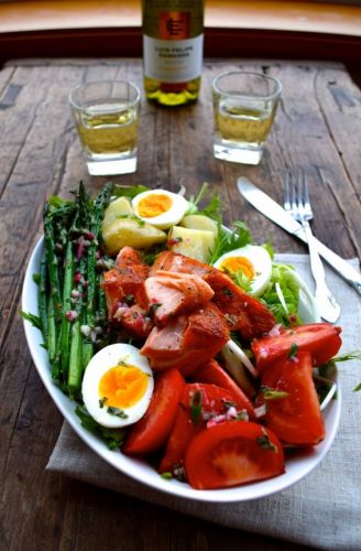 Warm Niçoise Salmon Salad