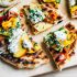 Grilled Pizza with Roasted Sweet Peppers Ricotta and Nectarines