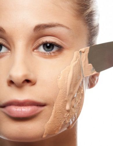 Wearing foundation all over