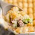 Cheesy Ham & Broccoli Tater Tot Hotdish