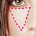 Applying anti-dark circle cream in circles