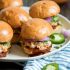 Baked Salmon Sliders with Jalapeno and Jerk BBQ Sauce