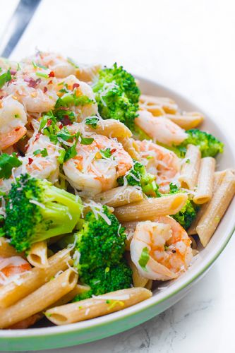 Shrimp Broccoli Penne