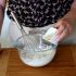 Add the sugar and the vanilla extract