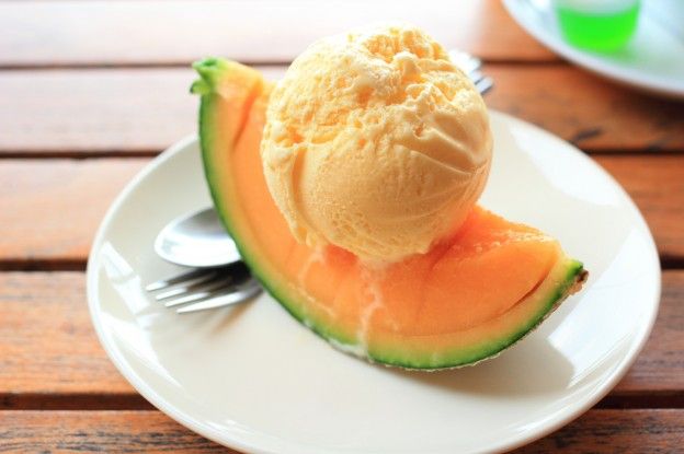 Melon ice cream