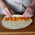 Fold the tortilla