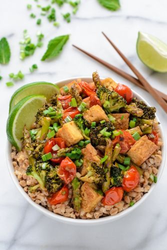 Honey Lime Tofu Stir Fry