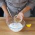 Make the icing: powdered sugar + egg whites
