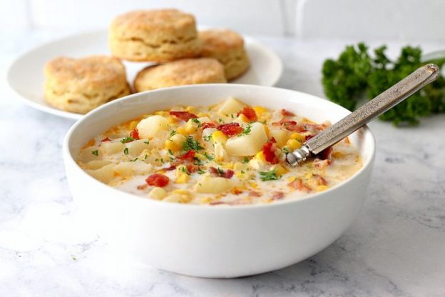 Corn Chowder with Bacon