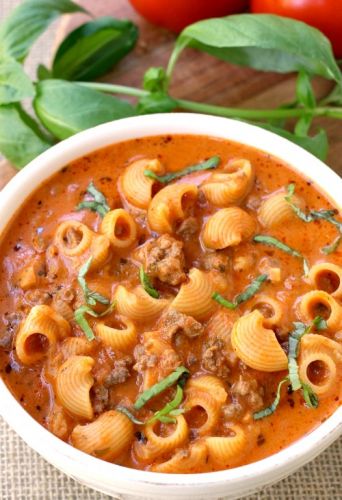 Beefy Tomato Soup