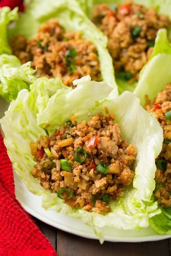 Slow Cooker Asian Chicken Lettuce Wraps