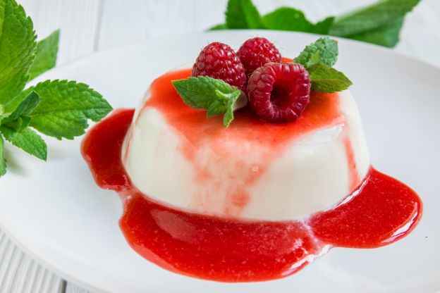 Raspberry Pannacotta