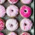 Easy Valentine Raspberry Baked Doughnuts