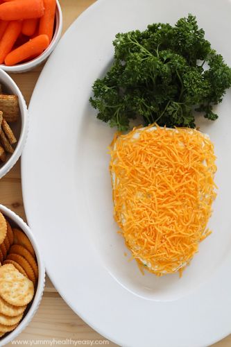 Easter carrot cheese ball
