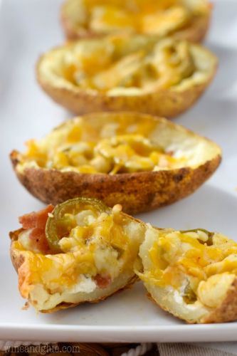 Jalapeno popper potato skins