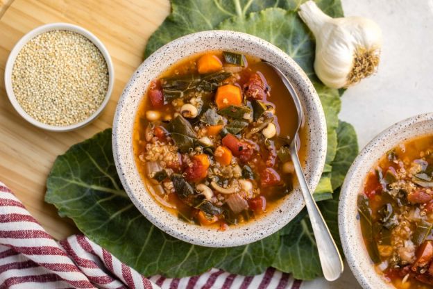 Smoky Black-Eyed Pea Soup with Quinoa