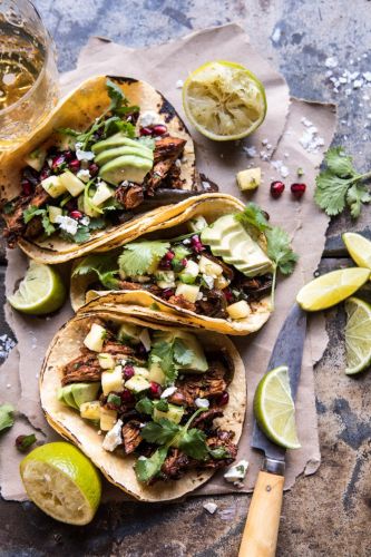 Instant Pot Spicy Pineapple Chicken Tacos