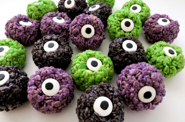 Monster Eyeball Rice Krispies
