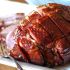 Balsamic and dijon glazed ham