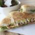 Omelet and avocado sandwich