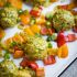 Sheet Pan Zucchini Chicken Meatballs with Coconut Curry Sauce