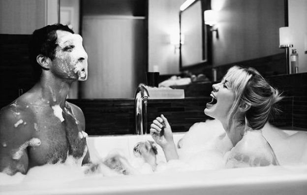 He has his own language