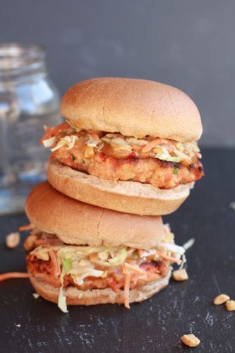 Thai Salmon Burgers