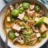 Poached Salmon in Spicy Miso Broth