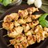 Lemon chicken skewers