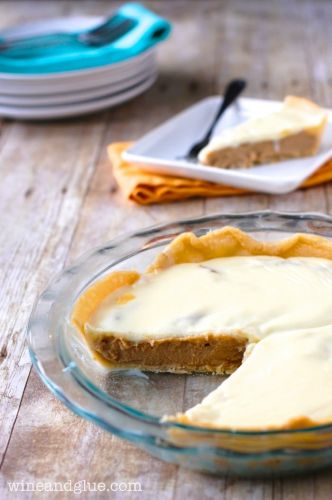 Peanut Butter Pie with White Chocolate Ganache