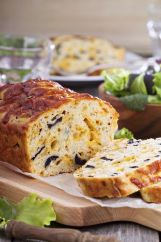 Cheesy olive loaf