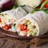 Chicken and veggie wrap