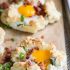 Cloud Eggs with Bacon and Gruyere