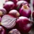 Red onions add color and can be used to make flowers