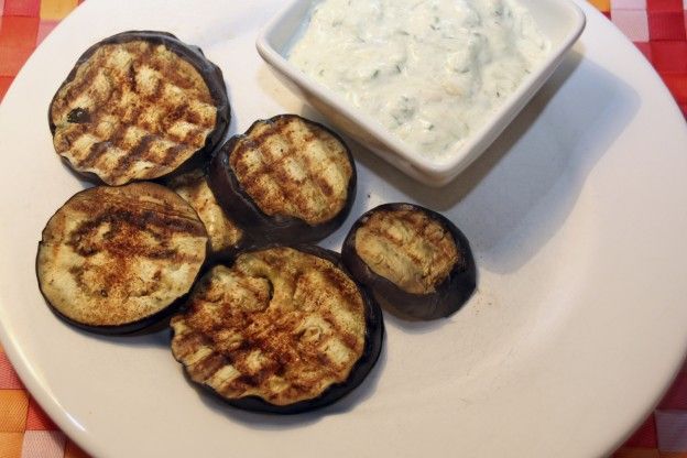 Grilled eggplants