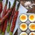 SOFT-BOILED EGGS WITH ASPARAGUS SOLDIERS