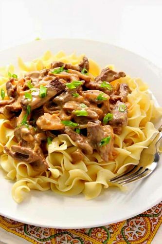 Beef Stroganoff