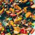 Moroccan sweet potato salad