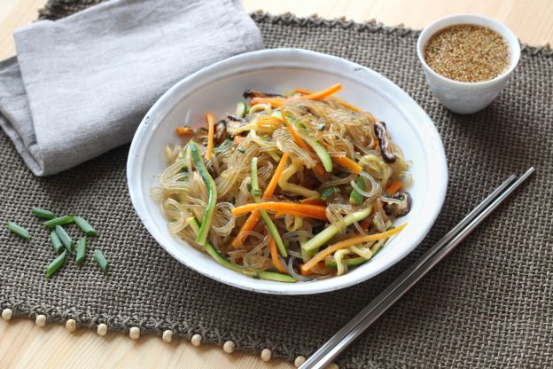 Japchae: Easy Gluten-Free Korean Glass Noodles