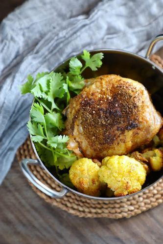 Sheet Pan Curried Chicken