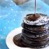 Brownie batter pancakes