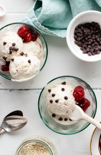 3-Ingredient Tahini Ice Cream