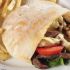 Turkish lamb pita sandwich