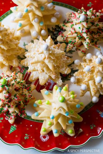 3D Christmas tree cookies