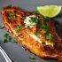 Grilled Blackened Catfish with Cilantro Lime Butter